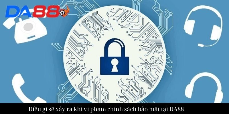 Điều gì sẽ xảy ra khi vi phạm chính sách bảo mật tại DA88